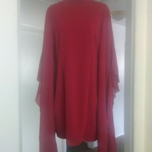 Cranberry cocktail dress